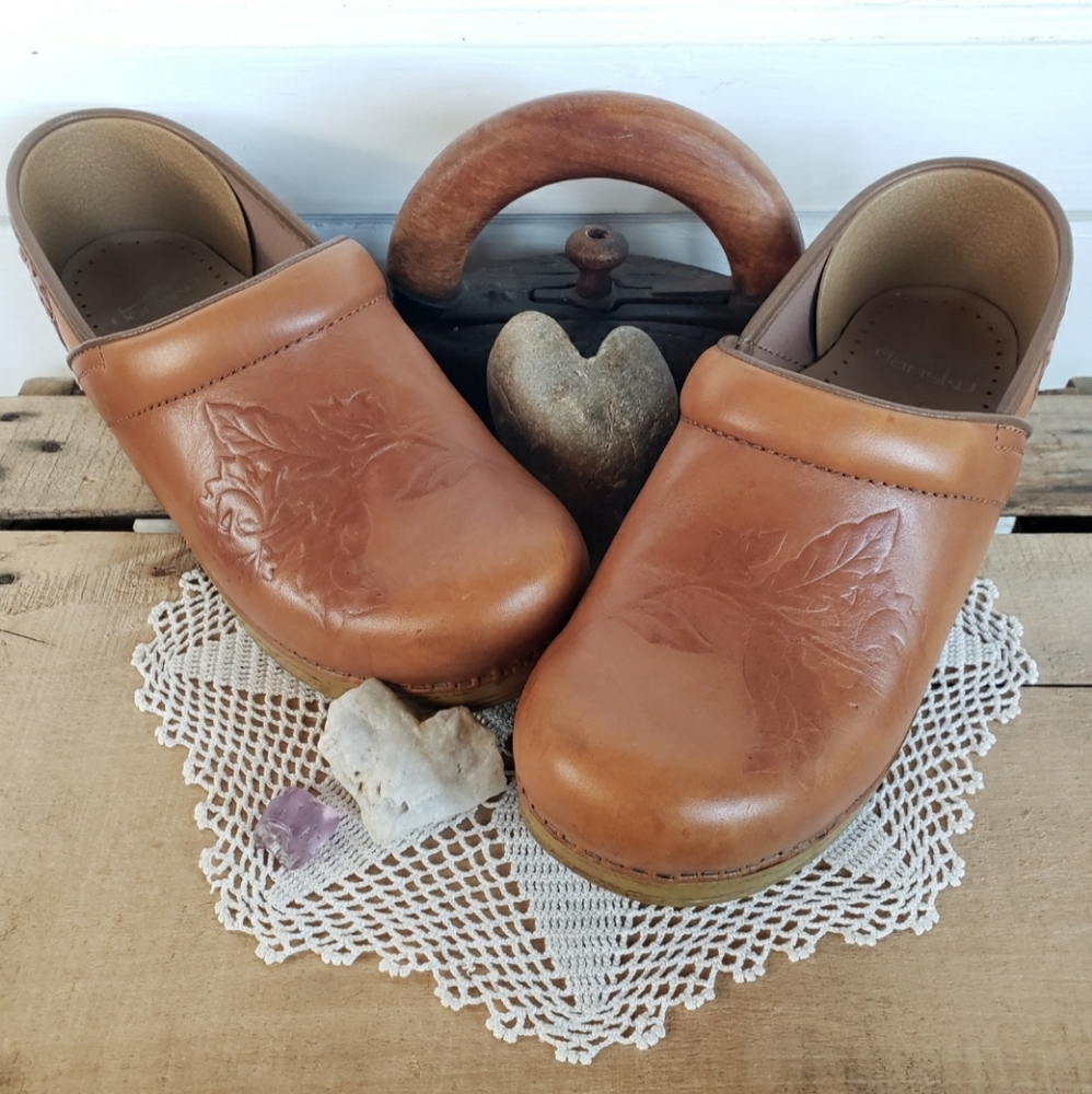 ⚘AvaiLable⚘inQuire⚘Rustic Honey Dansko Pro Clog Floral Cottage 36 37 38 40 41 42 - Picture 10 of 13